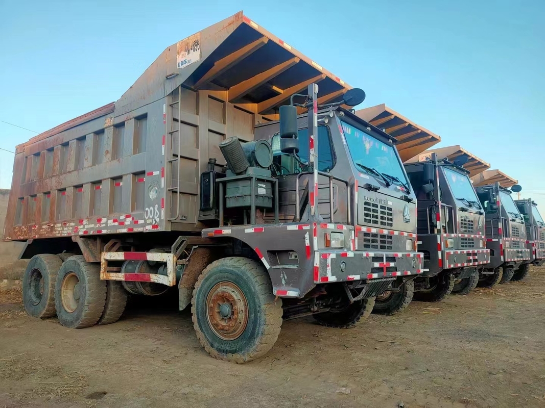 Cino HOWO ha utilizzato lo scaricatore dell'autocarro con cassone ribaltabile con 430HP il motore 120 Ton Load Used For Mine