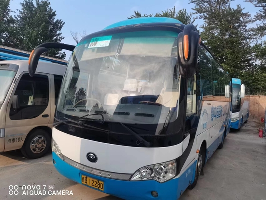 Bus ZK6858 mini RHD di Yutong utilizzato 35 sedili che dirige i motori diesel per trasporto