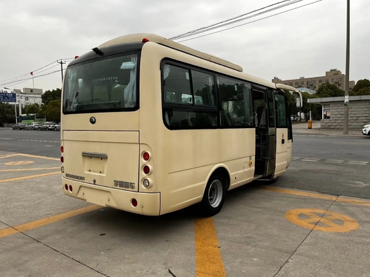 Mini Coach Front Engine usato 19 mette il bus a sedere ZK6609D di Yutong della seconda mano del condizionatore d'aria del motore diesel