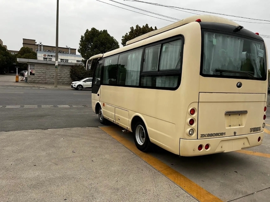 Mini Coach Front Engine usato 19 mette il bus a sedere ZK6609D di Yutong della seconda mano del condizionatore d'aria del motore diesel