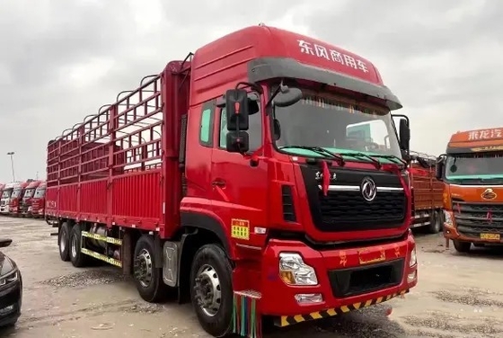 Cambio utilizzato Dongfeng Lorry Truck delle gomme di modo 12 dell'azionamento del tetto 420hp 8×4 del carico nominale dei camion 17.8t del carico alto VELOCEMENTE