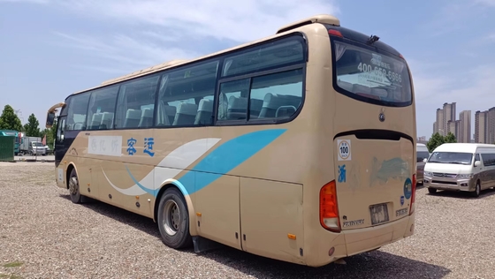 Condizionatore d'aria utilizzato dei sedili di colore 51 di rosa del bus di viaggio 11 metro di grande di bagagli mano Yutong ZK6110 del compartimento seconda