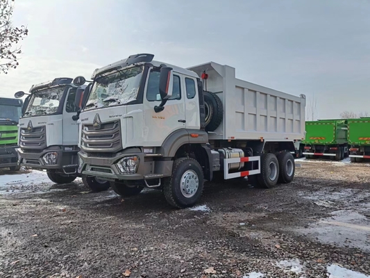 Howo Dump Truck 6x4 Nuovo motore Weichai da 400 CV Single And Half Cab Spring Leaf LHD/RHD