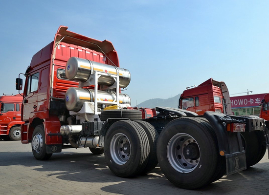 Shacman Truck Head 6*4 Drive Mode Cavallo trattore LNG Gran Gas Tanker 380hp Trasporto di carbone