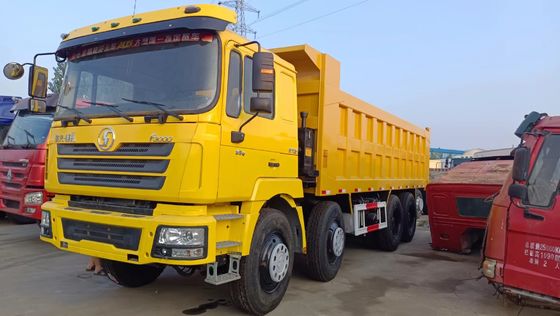 Camionetto per scaricare rifiuti di seconda mano Cina F3000 Camionetto per ribaltamento economico Shacman 12 pneumatici 8*4 LHD Weichai 380 CV