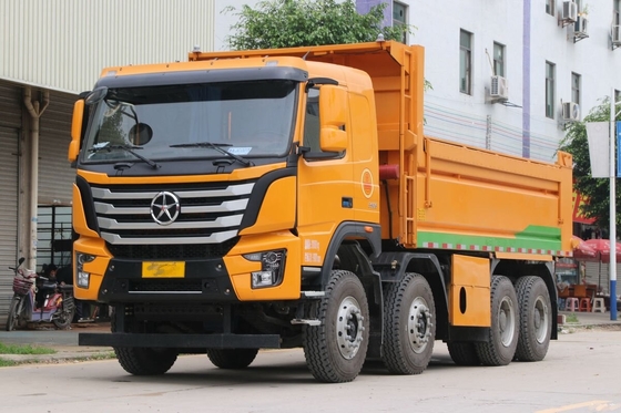 Autocarro ribaltabile usato in Africa DAYUN N8V 8*4 Modalità di guida 350 CV Autocarro ribaltabile per costruzioni usato con basso chilometraggio