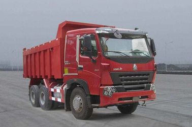 Autocarri a cassone della mano di Dongfeng di colore rosso i secondi con 6x4 guidano il motore diesel dell'EURO 3