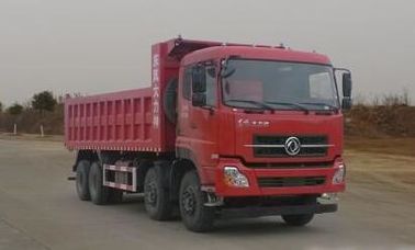 camion resistenti utilizzati di colore rosso 385HP, autocarro con cassone ribaltabile diesel della seconda mano