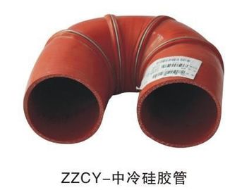 Metropolitana del silicone di Intercooled di colore rosso degli accessori del bus di dimensione standard per Yutong