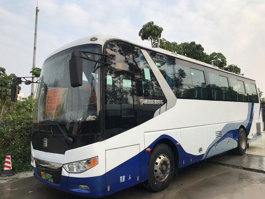 Porte ibride Petrolio-elettriche del motore 155kw del WP del veicolo elettrico le doppie rivestono di pelle Seat hanno utilizzato la vettura Bus Zhongtong LCK6101 47Seats