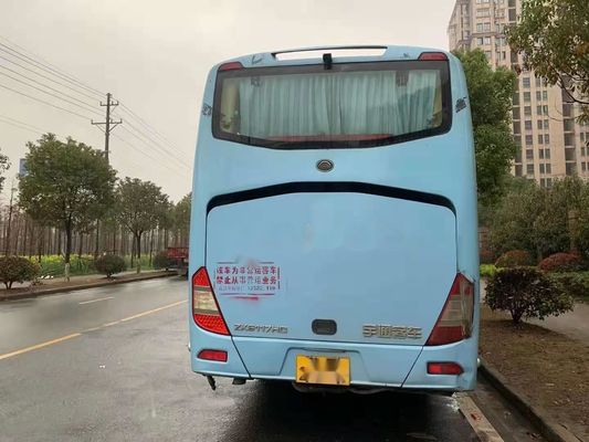 La vettura utilizzata Bus Yutong Brand che ZK6117 65 mette il passeggero a sedere usato porta posteriore del motore 120km/H di Yuchai singola trasporta la direzione sinistra