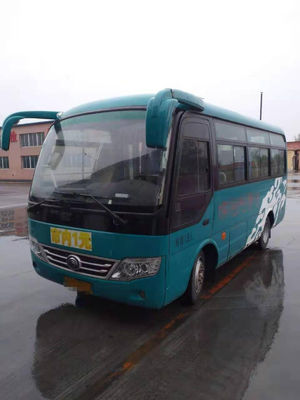 Bus utilizzato del passeggero utilizzato guida a sinistra diesel di Front Engine Steel Chassis Euro V dei sedili di Mini Bus Yutong ZK6609D 19