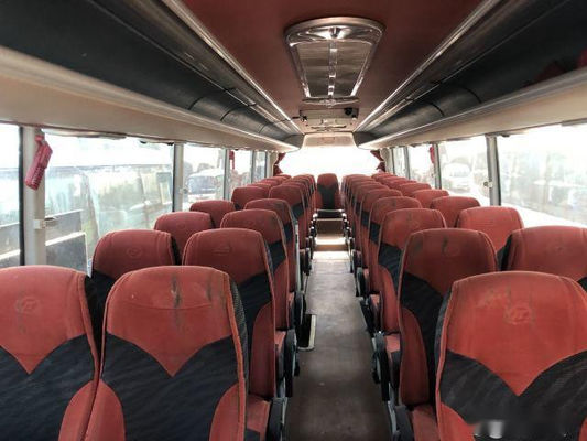 Sinistra posteriore di vetro usata del motore di 50 sedili del bus ZK6127 di Yutong doppia che dirige le doppie porte