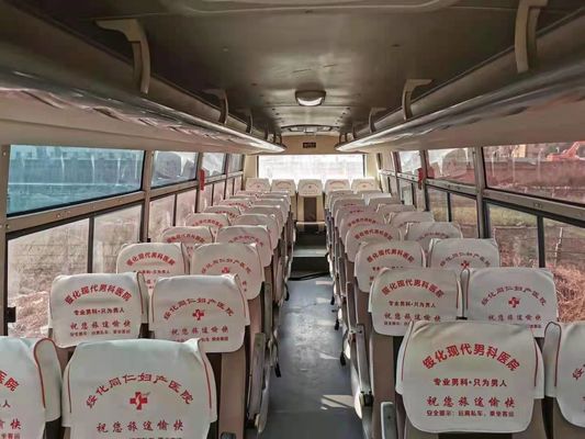 49 vettura utilizzata bus Bus di Yutong utilizzata sedili ZK6102D motori diesel di Front Engine Steering LHD da 2011 anno