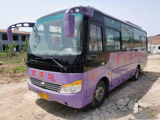 Chilometro basso usato dell'euro IV diesel di Front Engine Used Mini Bus dei sedili del bus ZK6752 30 di Yutong