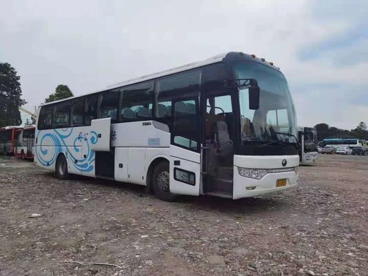 Il bus utilizzato ZK6122 49 di Yutong mette i telai a sedere che d'acciaio le doppie porte hanno utilizzato il motore posteriore della guida a sinistra WP.10 del bus del passeggero