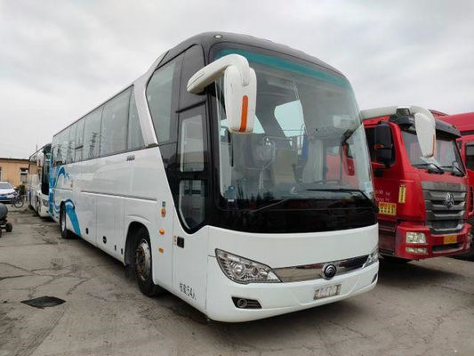 2018 bus LHD di Yutong utilizzato di anno 54 sedili che dirige il condizionatore di Bus With Air della vettura usato ZK6122HQ