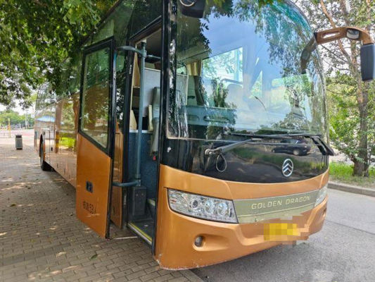 2014 direzione dorata della mano sinistra del bus XML6127 di Dragon Bus Used Passenger Coach usata sedili di anno 53