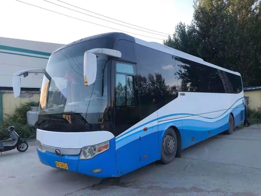 2010 direzione di Bus Diesel Engine LHD della vettura usata bus di Yutong usata sedili ZK6127 di anno 53