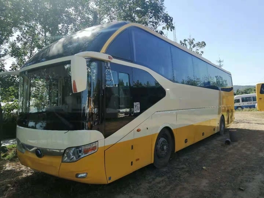 Yutong giallo ha usato le porte diesel del A/C due di sostegno del bus ZK6122 61 Seat LHD di viaggio