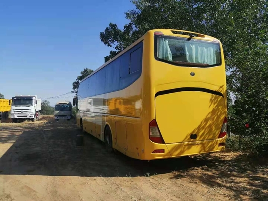 Yutong giallo ha usato le porte diesel del A/C due di sostegno del bus ZK6122 61 Seat LHD di viaggio