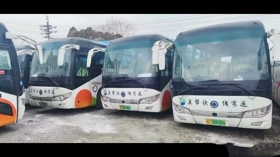 Sedili di lusso su ordinazione del bus della vettura 48seats della vettura del bus elettrico di Bus SLK6118 Shenlong