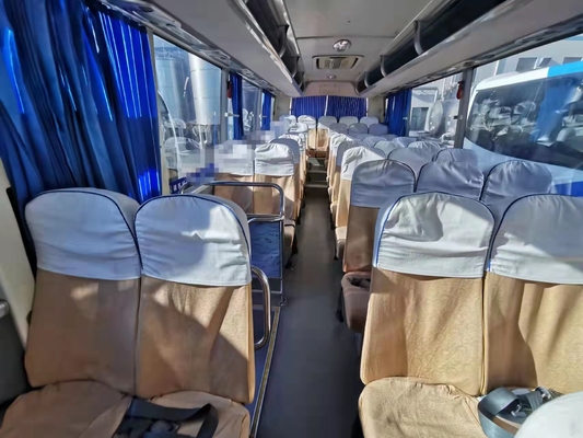 Guida a destra del bus della seconda mano di Yutong del bus usata sedili posteriori del motore 65