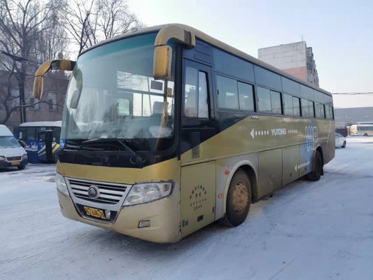 Bus d'acciaio del passeggero del telaio di Front Engine Used Yutong Bus 53seats con lo stato dell'aria
