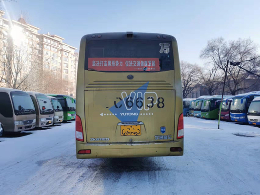Bus d'acciaio del passeggero del telaio di Front Engine Used Yutong Bus 53seats con lo stato dell'aria