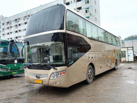 La marca usata di Yutong vettura Bus che di giro di 2015 anni ZK6126 ha utilizzato il bus diesel del motore 375hp di Weicahi ha utilizzato il bus dell'EURO III delle doppie porte