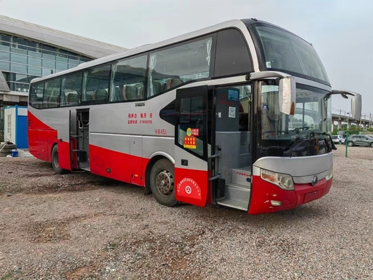 2015 il bus ZK6127H di Yutong utilizzato di anno 45 sedili ha usato la direzione di With Diesel Engine LHD della vettura