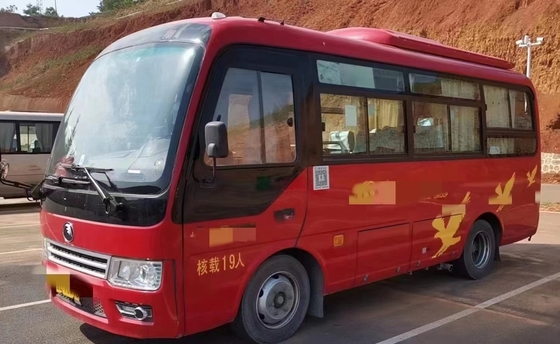 2017 asse del modello ZK6609D Mini Bus Left Hand Drive Front Engine 2 del bus di Yutong utilizzato sedili di anno 19