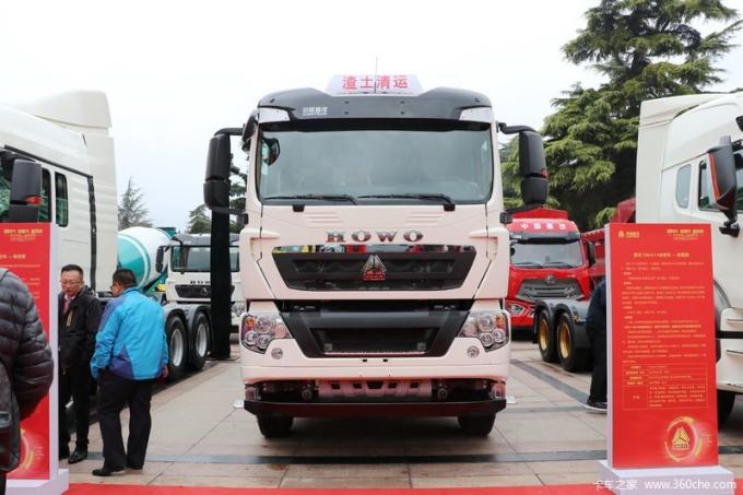 Camion pesante utilizzato della Cina 8x4 Sinotruk HOWO TX autocarro con cassone ribaltabile da 440 cavalli vapore 1